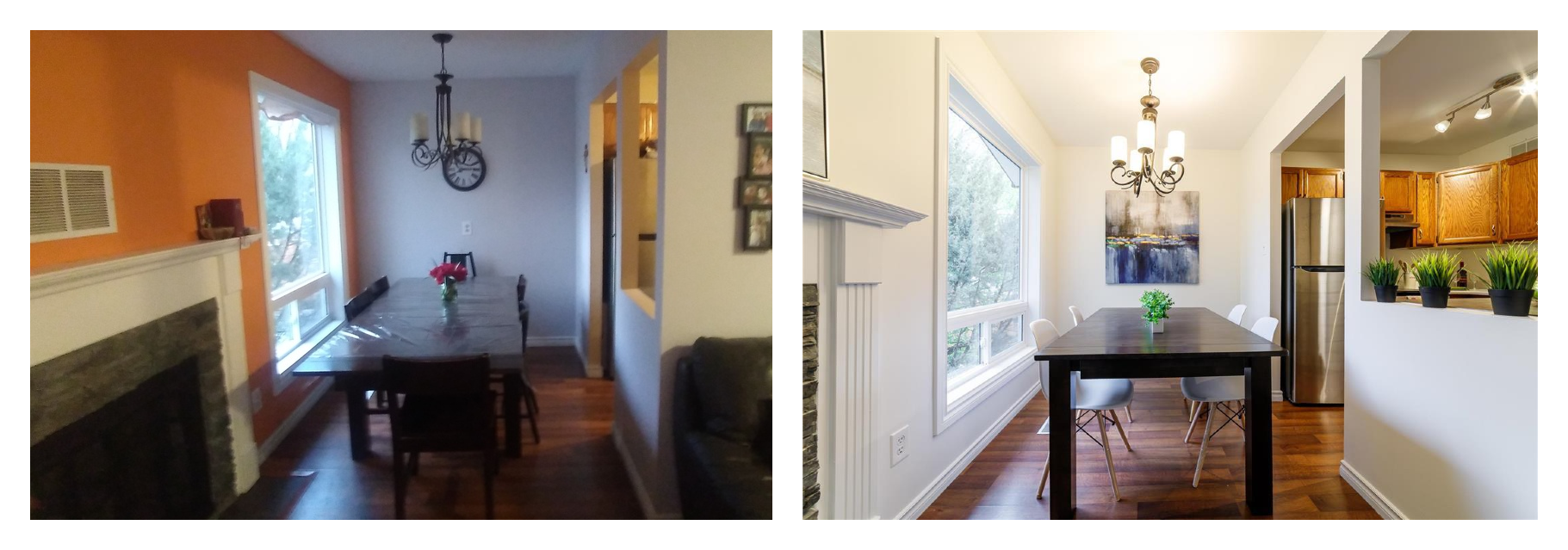 Before and After Home Staging