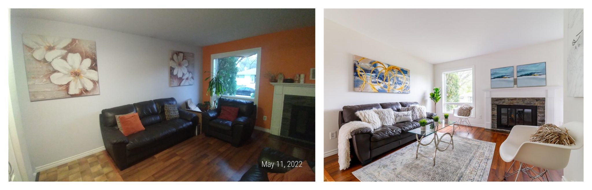 Winnipeg Home Staging - Before and After Pictures