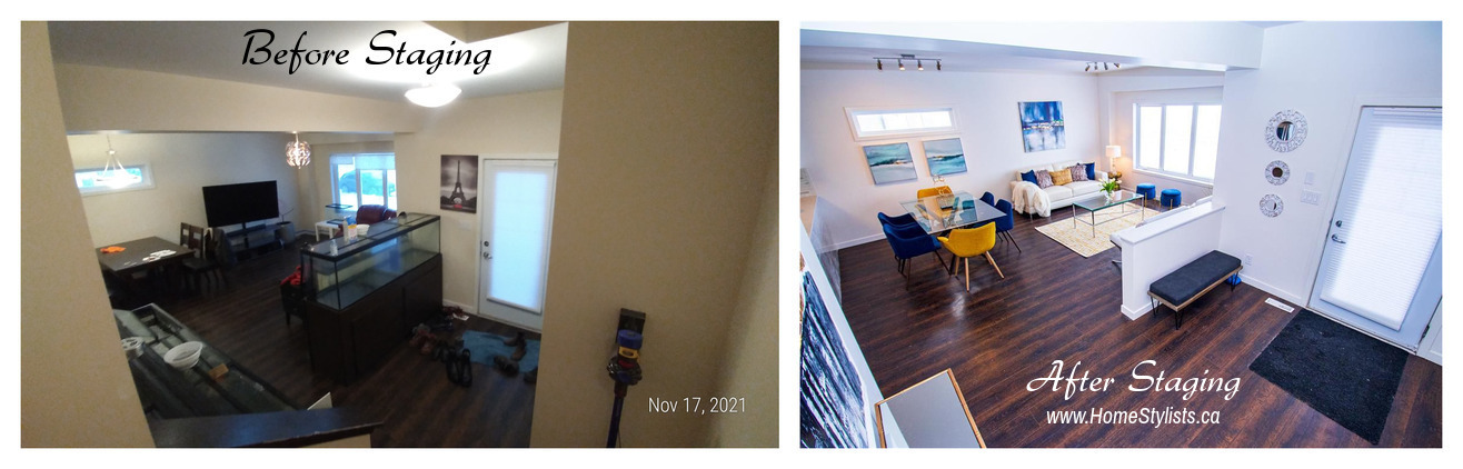 Winnipeg Home Staging Before and After